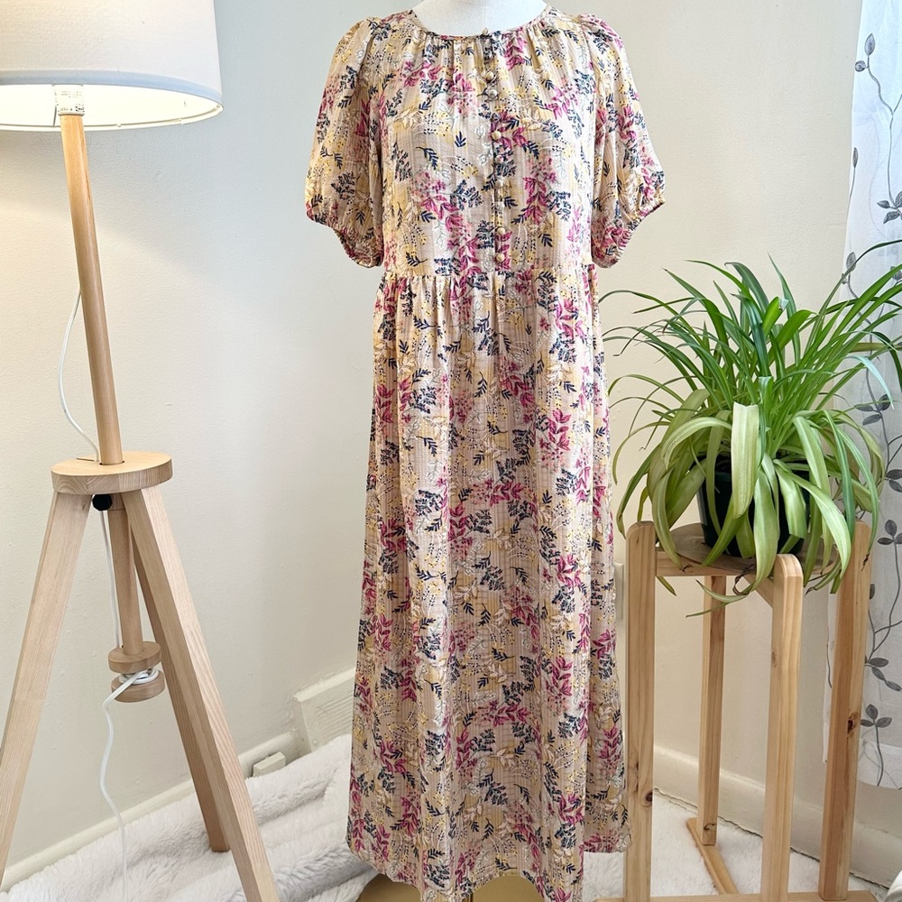 LOFT VINTAGE MIDI DRESS. Size XS.